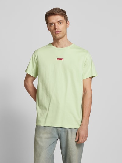 Levi's® T-shirt met labelmotief Lichtgroen - 4