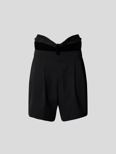 RED Valentino Bermudas mit Bundfalten Schwarz 2