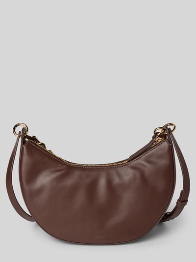 Tommy Hilfiger Torebka ze skóry naturalnej na długim pasku Ciemnobrązowy 4