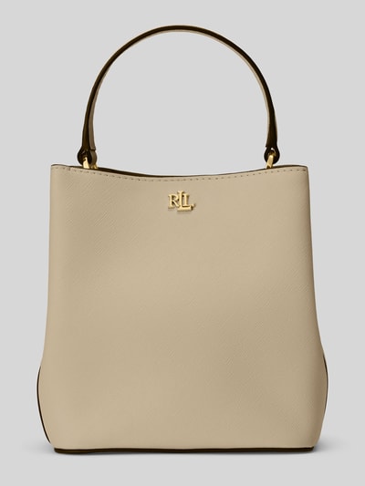 Lauren Ralph Lauren Handtas met twee handvatten van puur leer Beige - 2