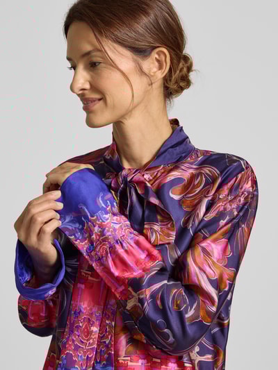 miss goodlife Regular Fit Bluse mit Schleifen-Detail Marine 3