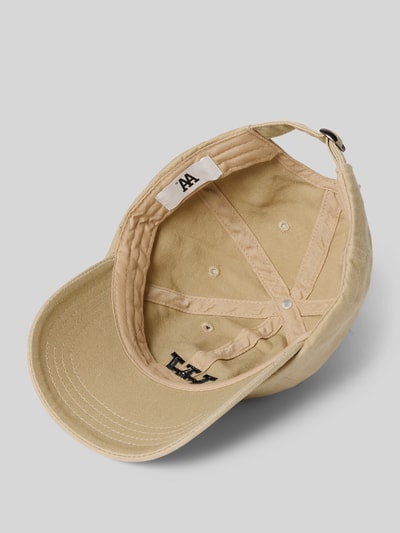 Wood Wood Baseballpet met logostitching, model 'Eli' Beige - 2