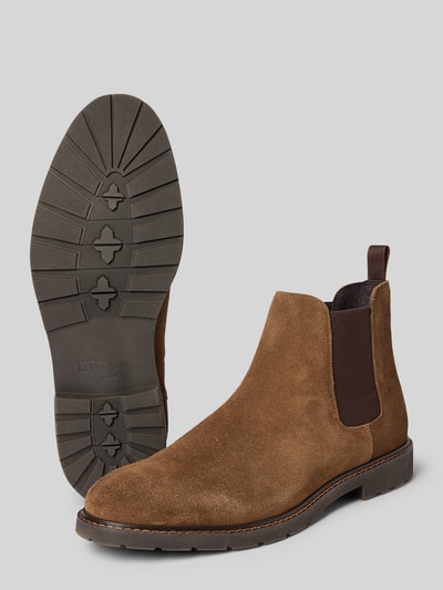 DIGEL Chelsea Boots mit elastischem Einsatz Modell 'Sinclair' Mittelbraun 4