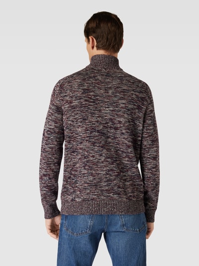 Tom Tailor Gebreide pullover met schipperskraag Bordeaux - 5