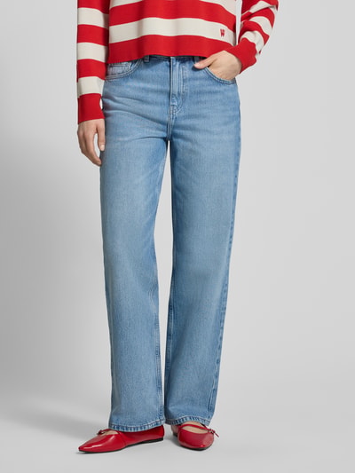 MANGO Jeans im Used-Look Modell 'RIVER' Jeansblau 4