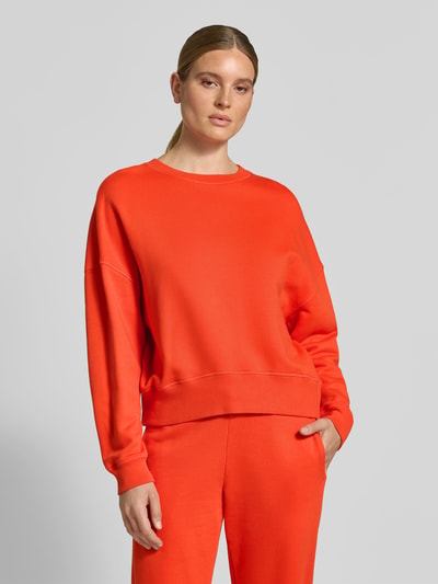 Juvia oversized sweatshirt van katoenmix Rood - 4