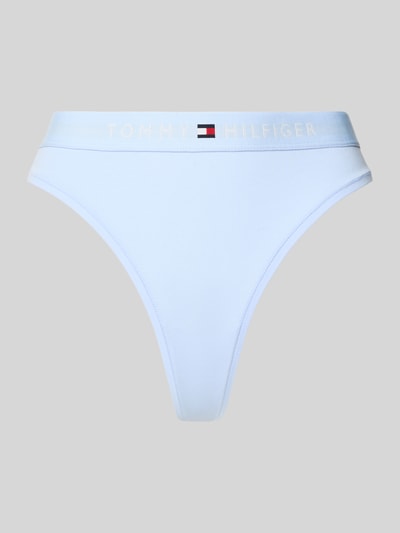 TOMMY HILFIGER String aus Baumwoll-Elasthan-Mix Hellblau 1