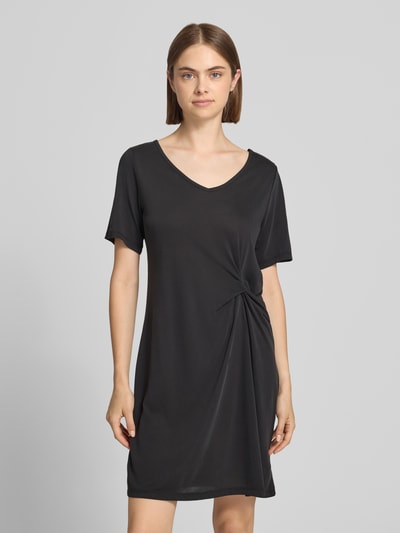 PIECES regular fit vrijetijdsjurk van viscosemix model 'ANORA' Black - 4