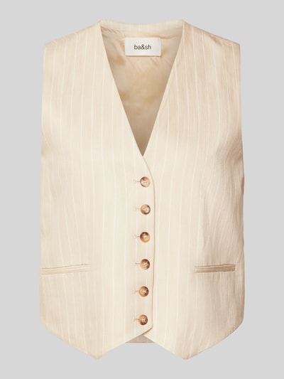 Bash Gilet met V-hals, model 'PATSY' Beige - 2