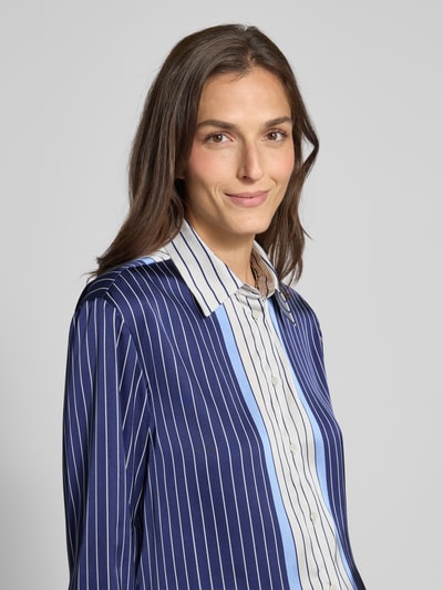 Mango Regular Fit Hemdbluse mit Manschetten Modell 'SHIRTY' Blau 3