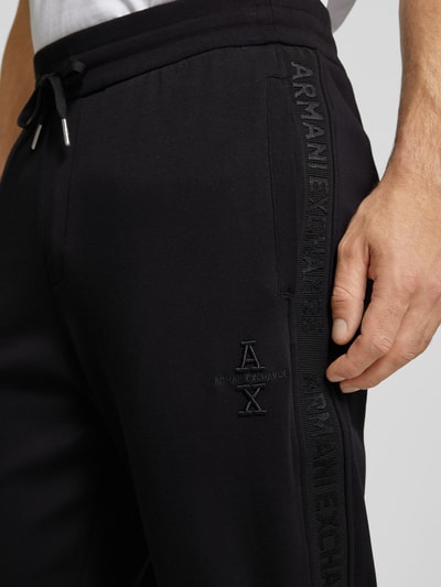 ARMANI EXCHANGE Sweatbroek met elastische band Zwart - 3