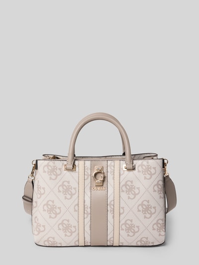 Guess Satchel bag met labeldetail, model 'ERENIA' Steengrijs - 2