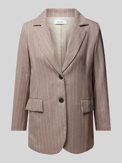 Be Pure Dutch Blazer met reverskraag Taupe - 2