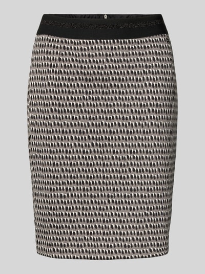 Marc Cain Minirock mit Nahtreißverschluss Mittelgrau 2