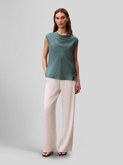Calvin Klein Womenswear regular fit blousetop van viscose Turquoise - 1