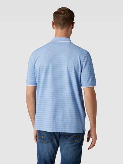 bugatti Poloshirt mit Streifenmuster Blau 5