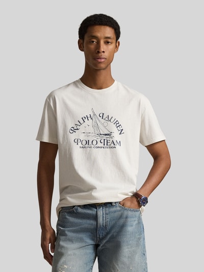 Polo Ralph Lauren Regular Fit T-Shirt aus reiner Baumwolle Weiss 4