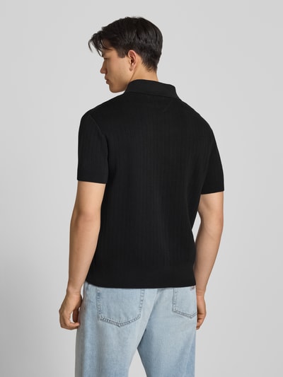 Tommy Jeans Regular Fit Poloshirt aus reiner Baumwolle Black 5