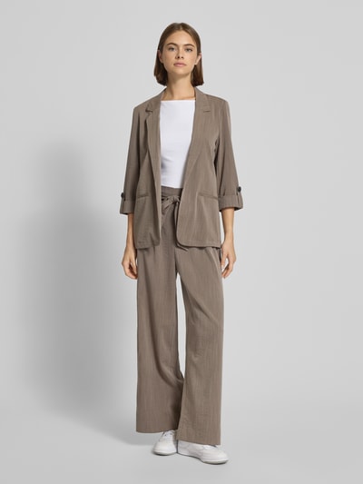 Only Regular fit blazer van viscosemix, model 'MARSA' Taupe gemêleerd - 1