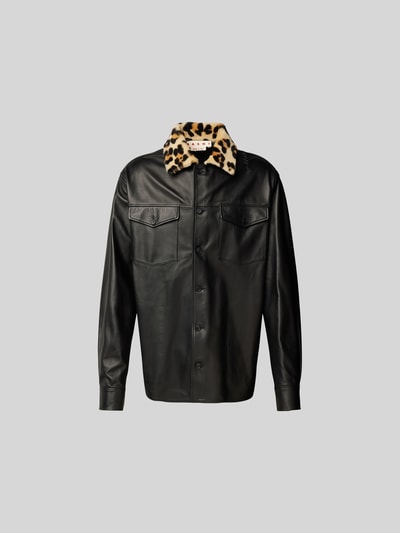 Marni Hemdjacke mit Knopfleiste Black 2