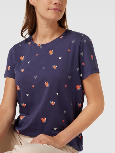 Tom Tailor T-Shirt mit Allover-Print Marine 3