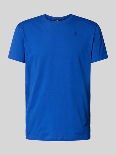 G-Star Raw T-Shirt mit Label-Stitching Royal 2