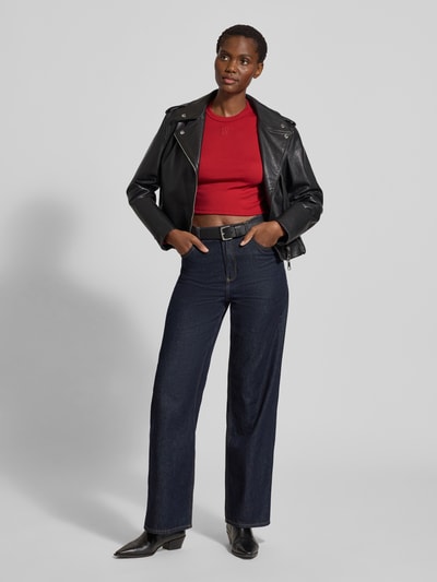 HUGO Regular fit shirt met lange mouwen van katoenmix, model 'DAFILOMENA' Rood - 1