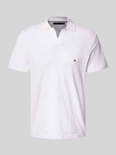 Tommy Hilfiger Regular Fit Poloshirt aus reiner Baumwolle Weiss 2