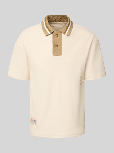 ANOTHER COTTON LAB Poloshirt mit Label-Stitching Beige 2