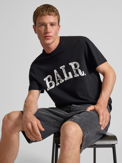 Balr. T-Shirt mit Logo und Rundhalsausschnitt Black 3