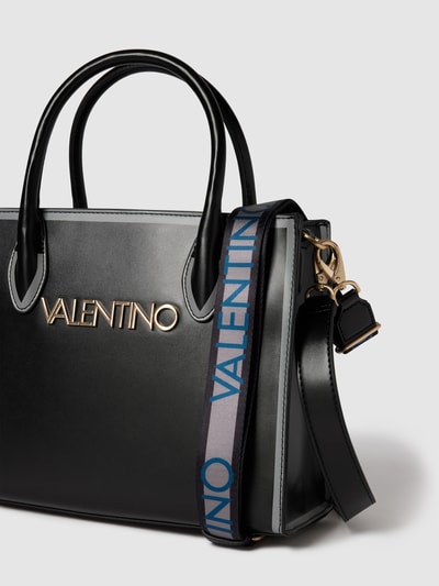 VALENTINO BAGS Tote Bag mit Label-Schriftzug Modell 'Mayor Shopping' Black 2