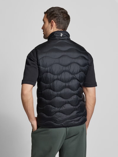 PEAK PERFORMANCE Bodywarmer met opstaande kraag, model 'Helium' Zwart - 5