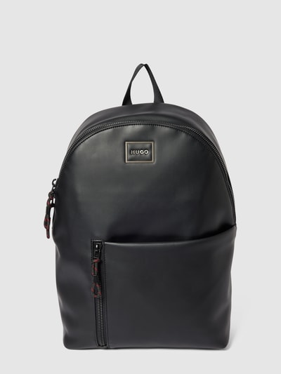 HUGO Rucksack mit Label-Applikation Black 2