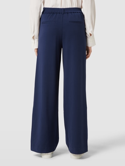 Vila Stoffen broek met paspelzakken aan de achterkant, model 'VARONE' Marineblauw - 5