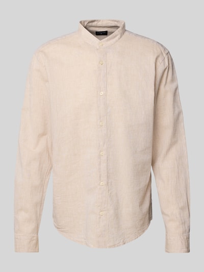 Strellson Vrijetijdsoverhemd met opstaande kraag, model 'Cornel' Beige - 2