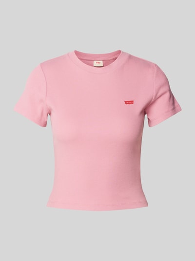 Levi's® T-Shirt mit Label-Print Modell 'ESSENTIAL' Pink 2