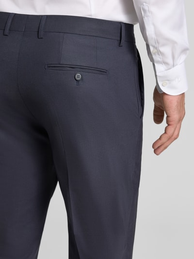 CINQUE straight fit broek met persplooien model 'Totti' Donkerblauw - 3