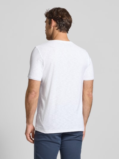 MCNEAL T-Shirt mit V-Ausschnitt Weiss 5