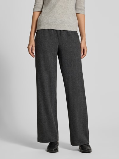 Brax Wide Leg Hose mit Baumwoll-Anteil Modell 'MEGAN S' Anthrazit 4