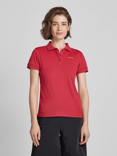 Icepeak Poloshirt met korte knoopsluiting, model 'BAYARD' Rood - 4