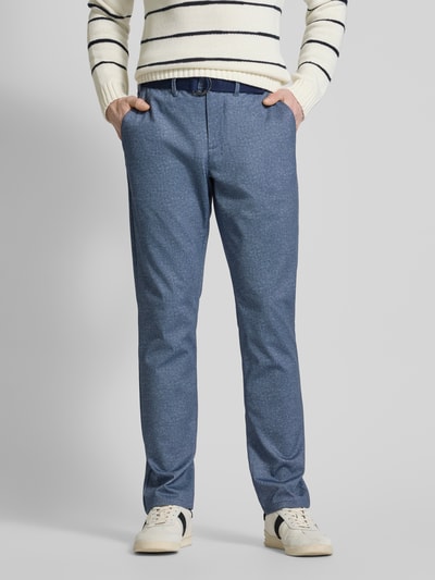 MCNEAL Stoffen broek van puur katoen Marineblauw - 4