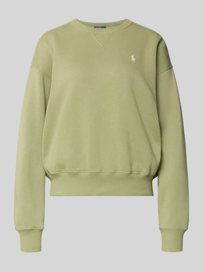 Polo Ralph Lauren Regular fit sweatshirt van katoenmix Lindegroen - 2