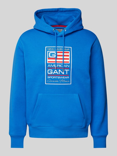 Gant Hoodie mit Label-Print Royal 2