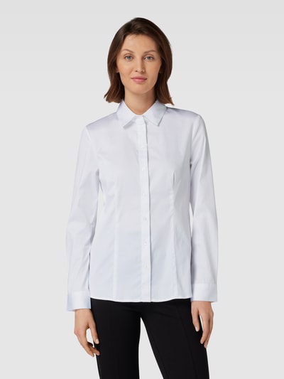 Christian Berg Woman Bluzka koszulowa w jednolitym kolorze Biały 4