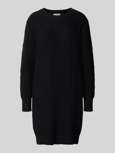 FREE/QUENT Strickkleid aus Viskose-Mix Modell 'Saturn' Black 2