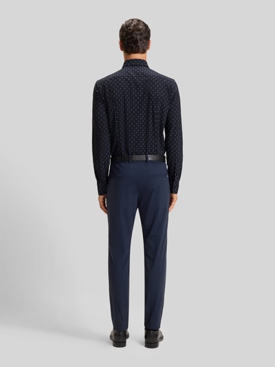 BOSS Slim-Fit Hemd aus Stretch-Jersey Modell 'Style P-HANK-S-KENT-C1-222' Marine 5
