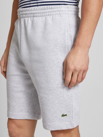 Lacoste Regular Fit Shorts mit elastischem Bund Hellgrau 3