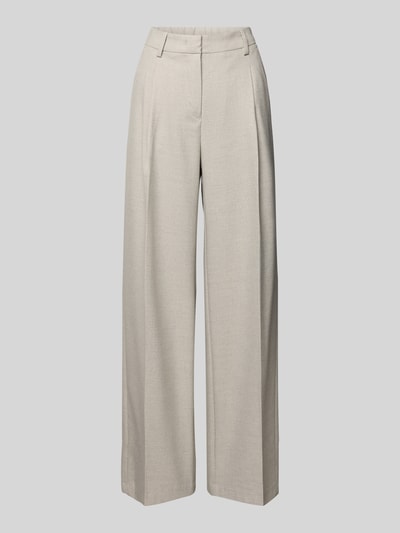 OPUS PANTS Stoffen broek met persplooien, model 'Moira Soul' Lichtgrijs - 2