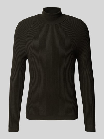 Antony Morato Strickpullover mit Strukturmuster Oliv 1