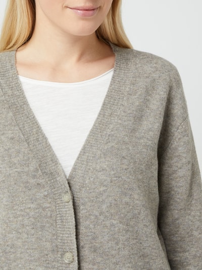 s.Oliver RED LABEL Cardigan aus Wollmischung  Taupe Melange 3